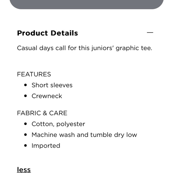 3/$20 Juniors size XL graphic t-shirt - Picture 4 of 8